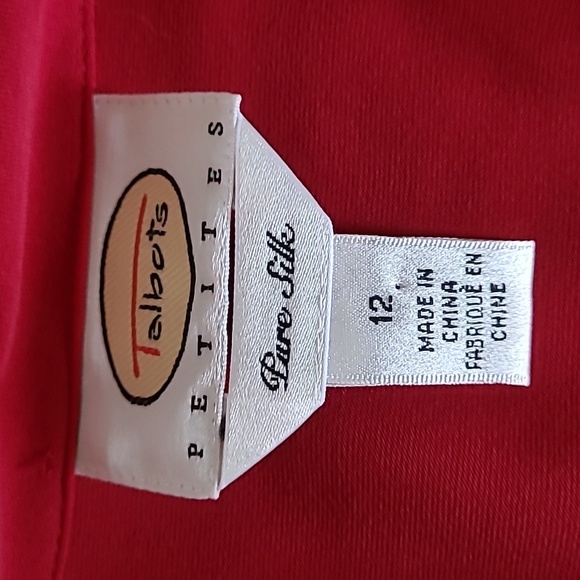 Talbots silk blouse - Picture 14 of 16